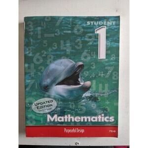 NWOT PURPOSEFUL DESIGN MATHEMATICS 1 STUDENT Worktext By Kathy Gims